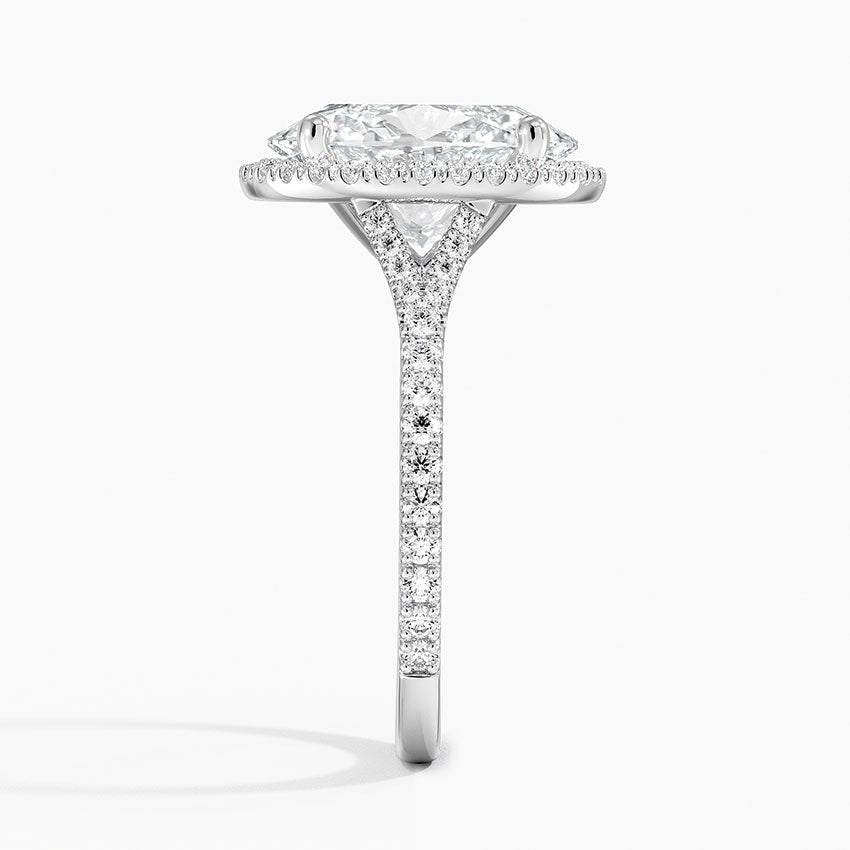 Joy Three-Quarter Coverage Diamond Engagement Ring