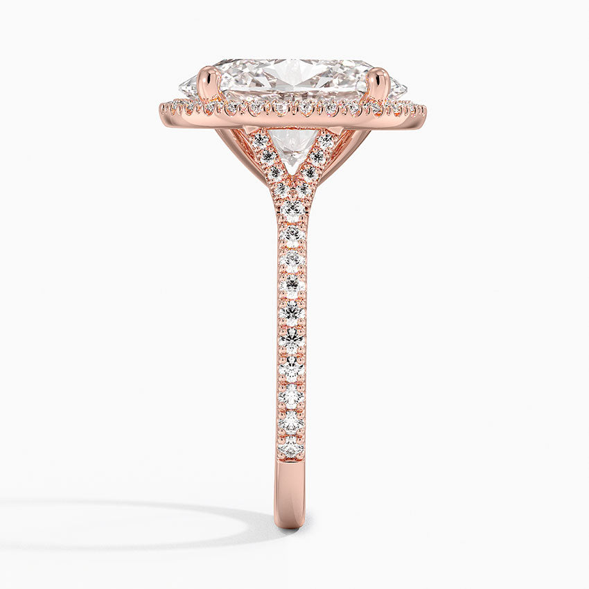 Joy Three-Quarter Coverage Diamond Engagement Ring