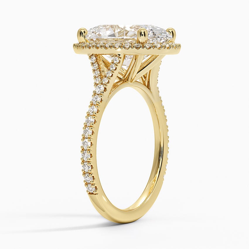 Joy Three-Quarter Coverage Diamond Engagement Ring