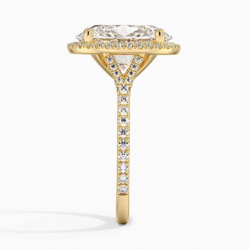 Joy Three-Quarter Coverage Diamond Engagement Ring