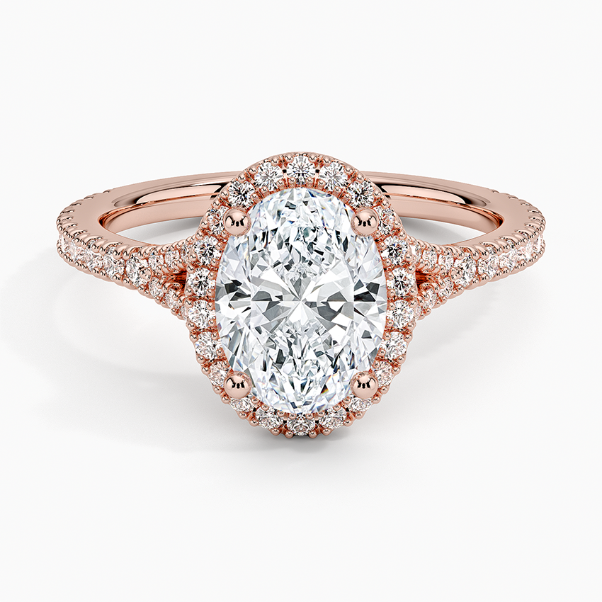 Joy Three-Quarter Coverage Diamond Engagement Ring