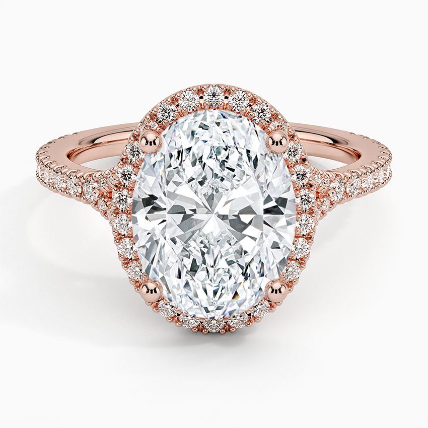 Joy Three-Quarter Coverage Diamond Engagement Ring