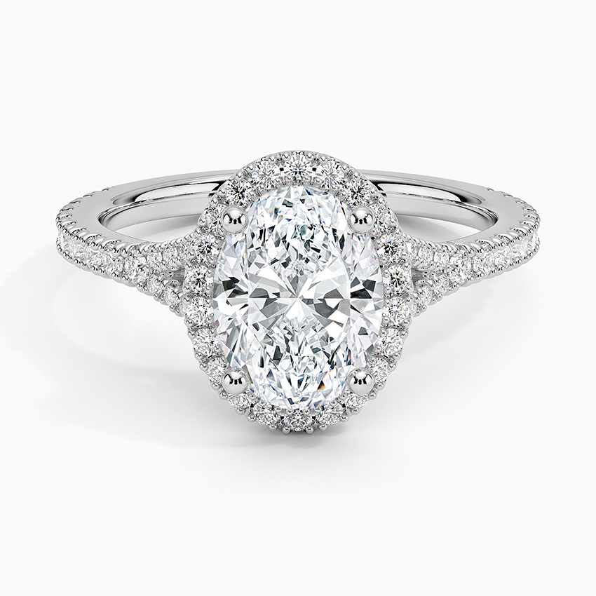 Joy Three-Quarter Coverage Diamond Engagement Ring