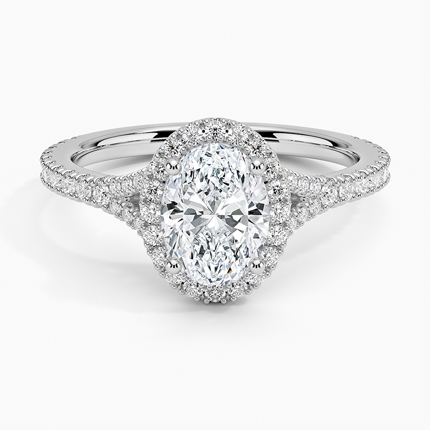 Joy Three-Quarter Coverage Diamond Engagement Ring