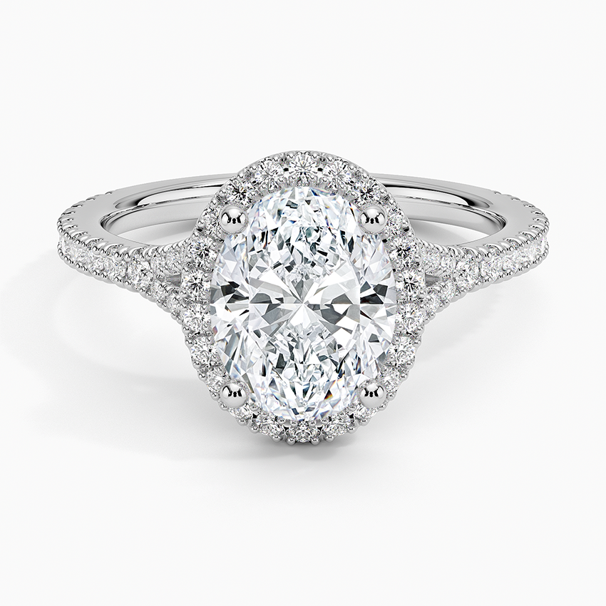 Joy Three-Quarter Coverage Diamond Engagement Ring
