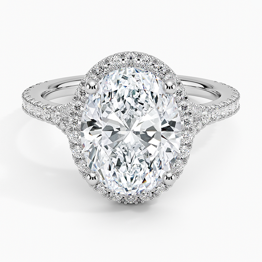 Joy Three-Quarter Coverage Diamond Engagement Ring