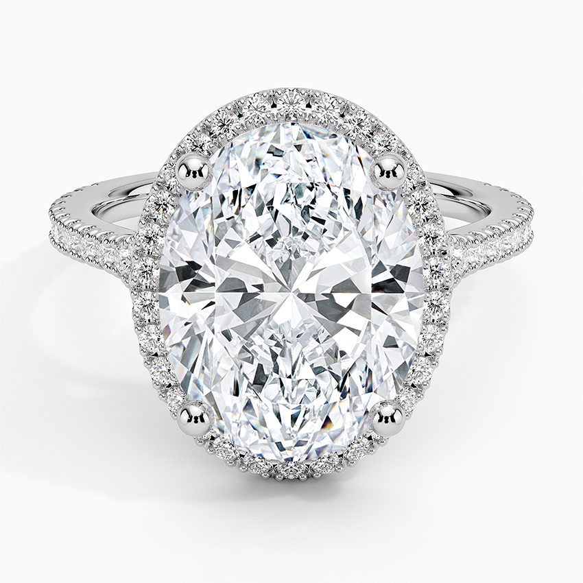 Joy Three-Quarter Coverage Diamond Engagement Ring