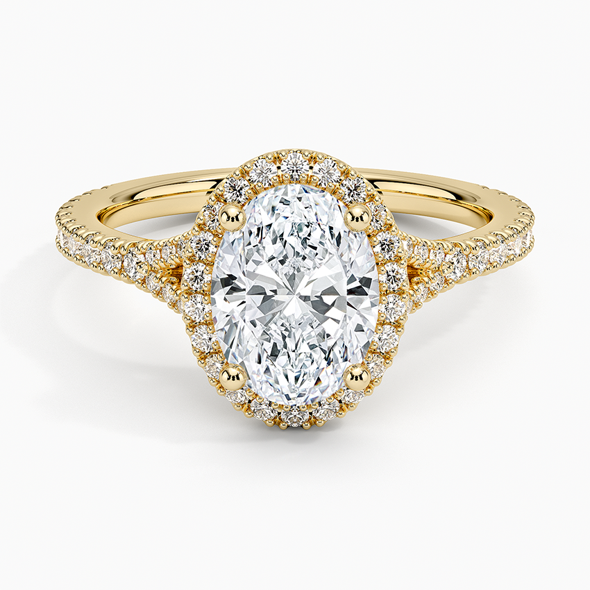 Joy Three-Quarter Coverage Diamond Engagement Ring