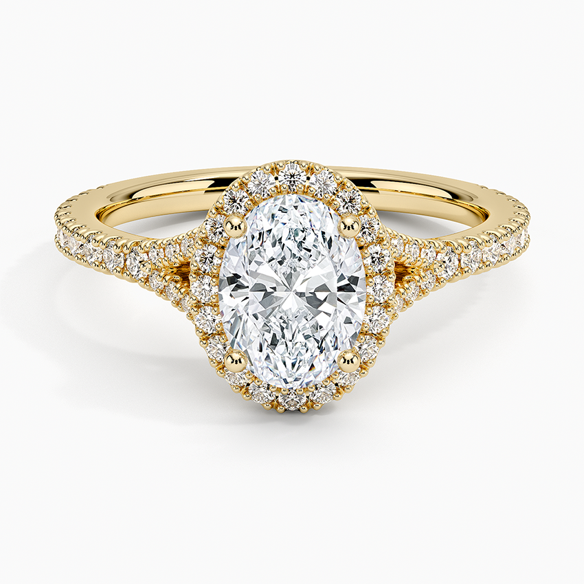 Joy Three-Quarter Coverage Diamond Engagement Ring