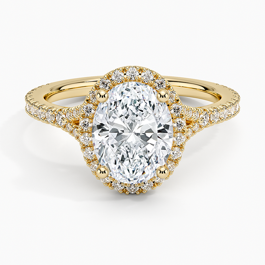 Joy Three-Quarter Coverage Diamond Engagement Ring