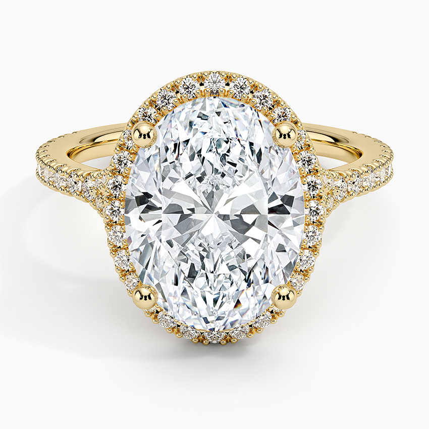 Joy Three-Quarter Coverage Diamond Engagement Ring