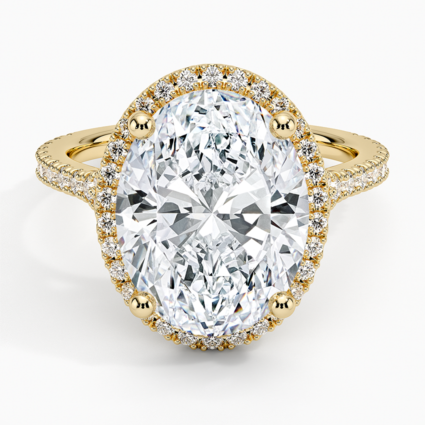 Joy Three-Quarter Coverage Diamond Engagement Ring