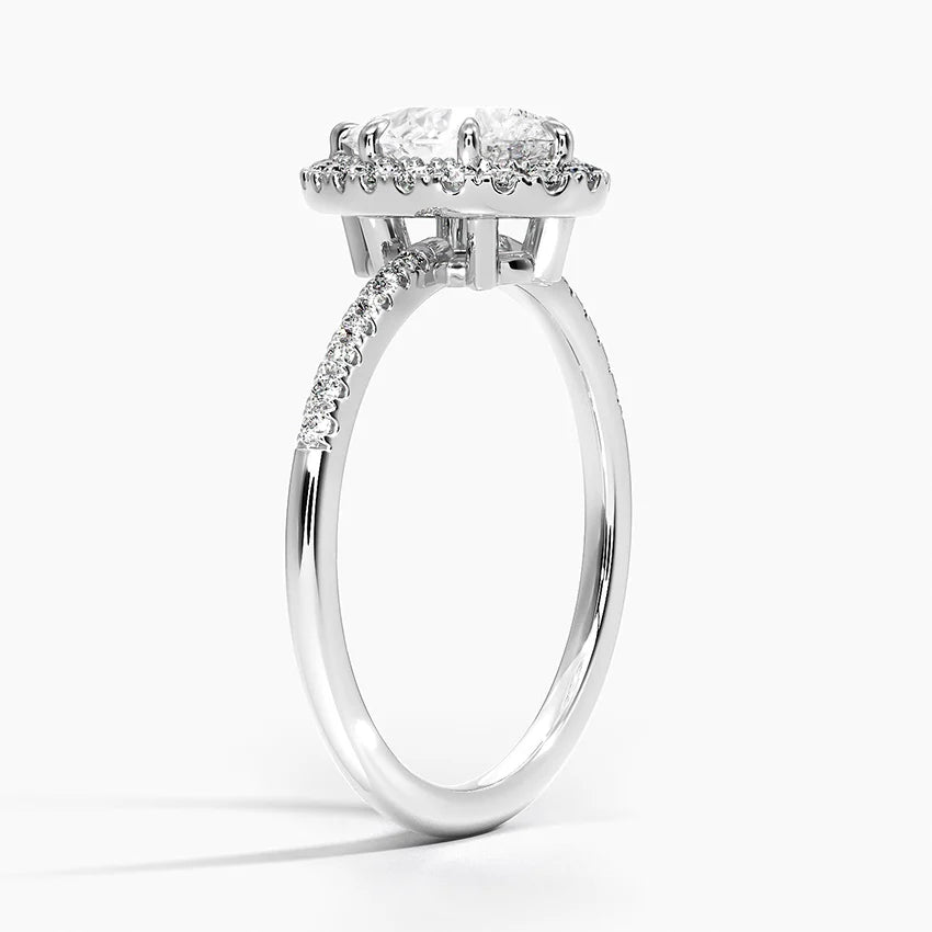 Cambria Halo Diamond Ring