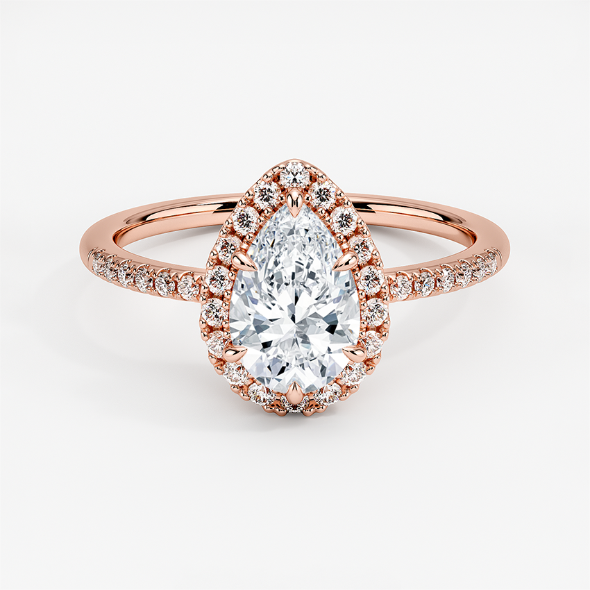 Cambria Halo Diamond Ring
