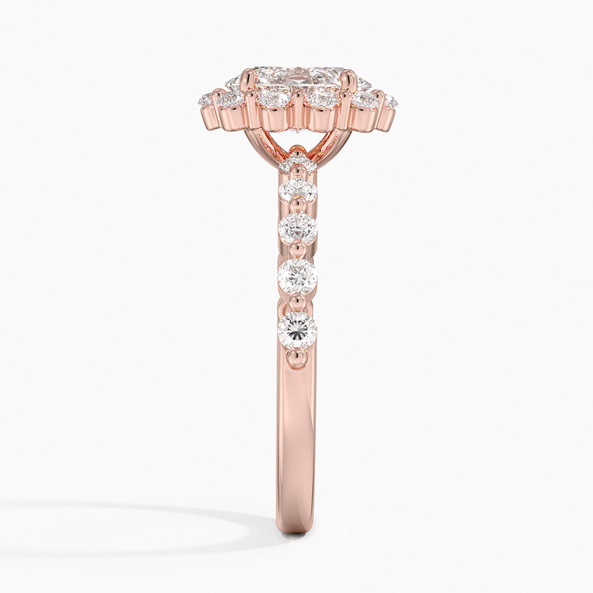 Marseille Halo Diamond Ring