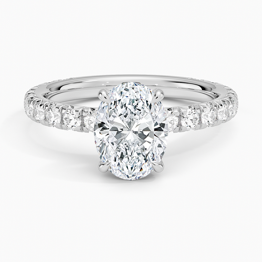 Olympia Diamond Ring Hidden Halo