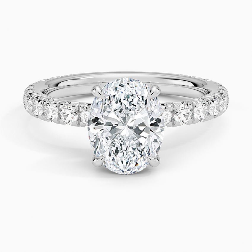 Olympia Diamond Ring Hidden Halo