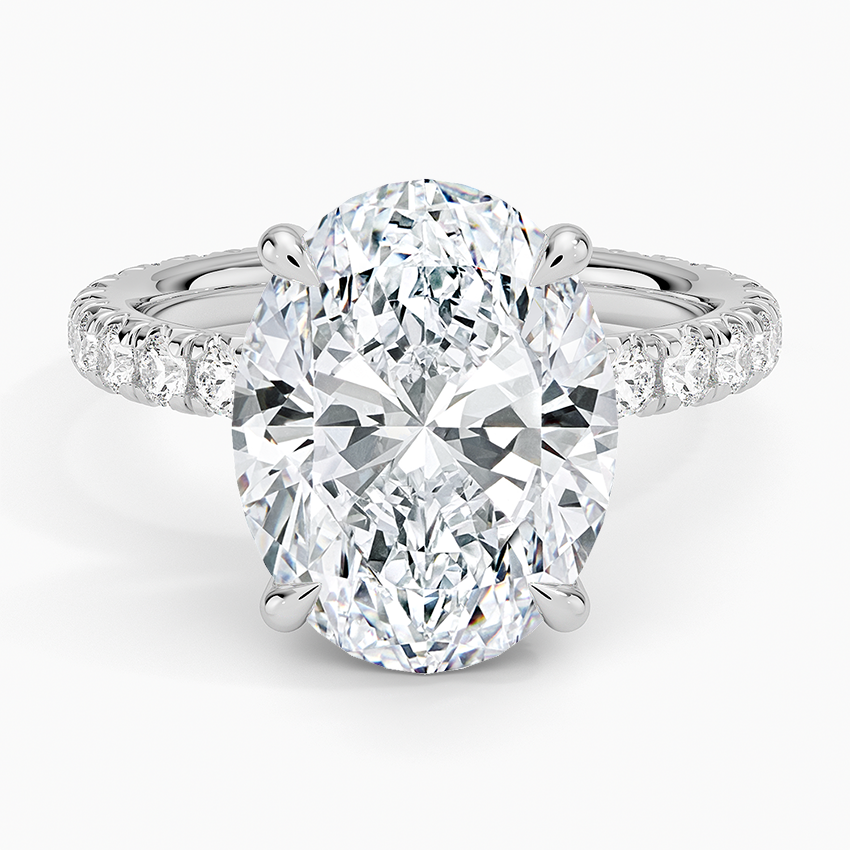 Olympia Diamond Ring Hidden Halo