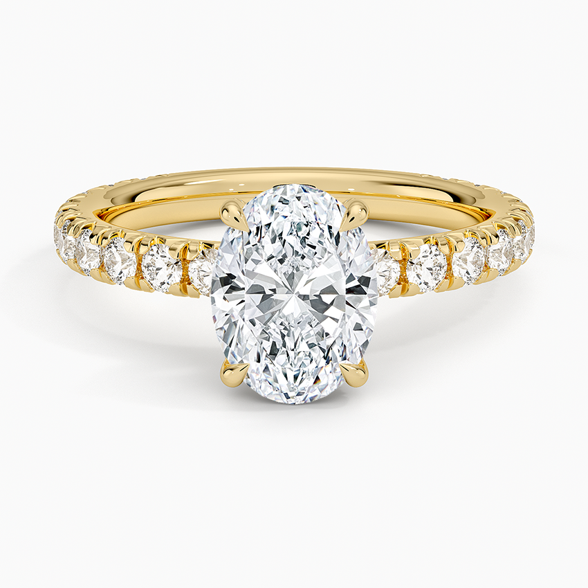 Olympia Diamond Ring Hidden Halo