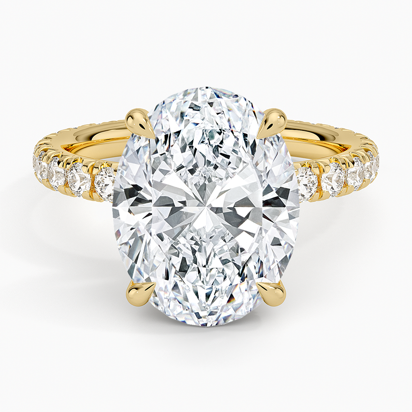 Olympia Diamond Ring Hidden Halo