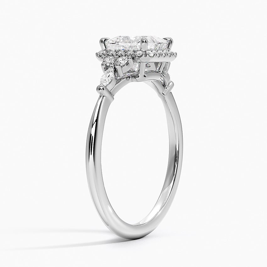 Nadia Halo Diamond Engagement Ring