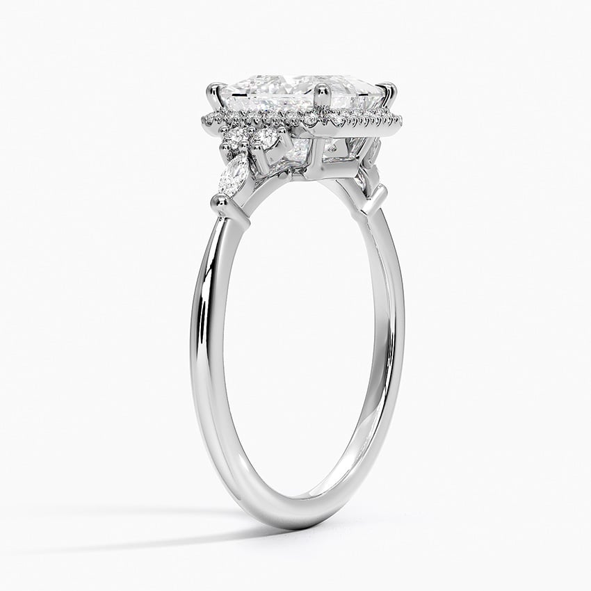 Nadia Halo Diamond Engagement Ring