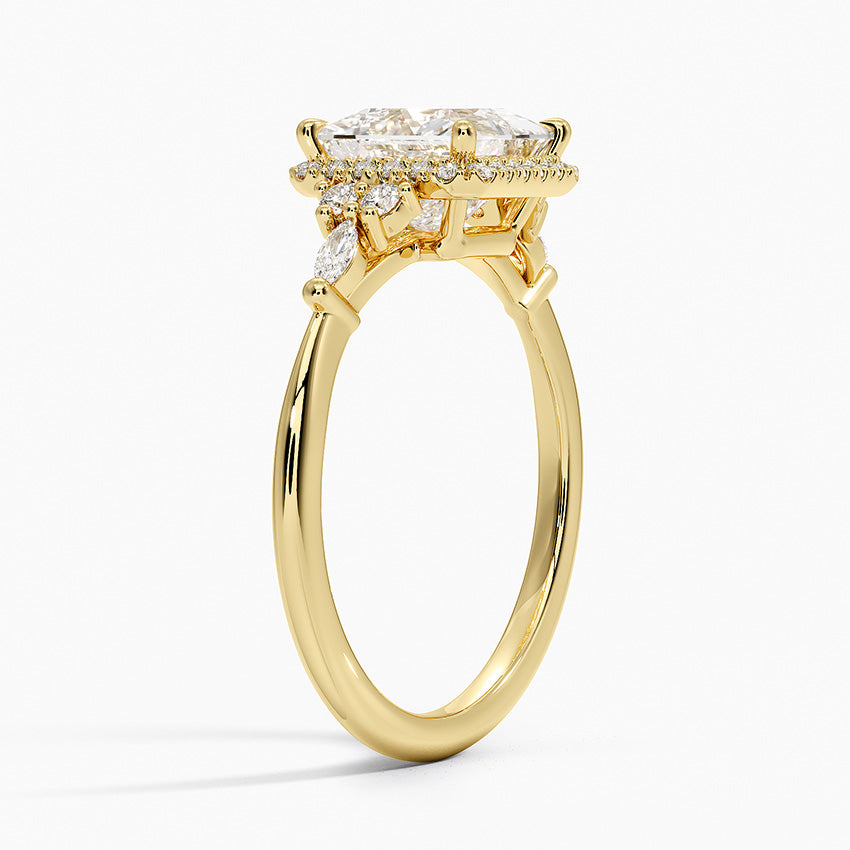 Nadia Halo Diamond Engagement Ring