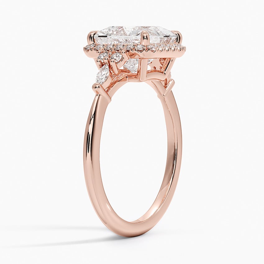 Nadia Halo Diamond Engagement Ring