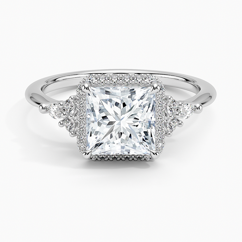 Nadia Halo Diamond Engagement Ring