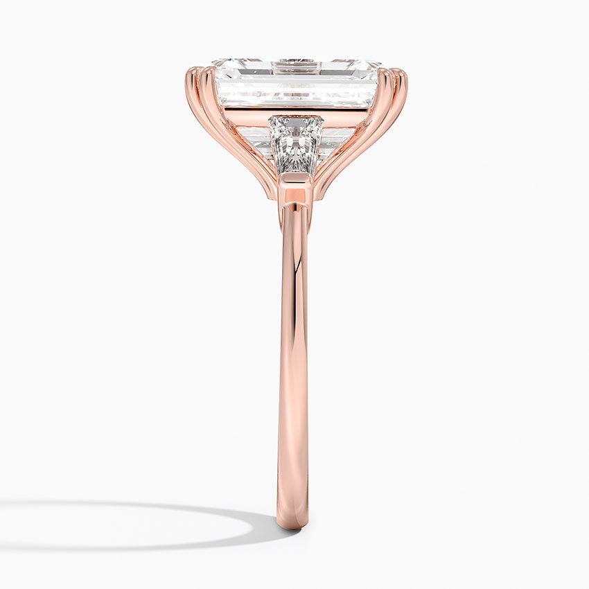 Symphony Double Prong Three Stone Diamond Ring