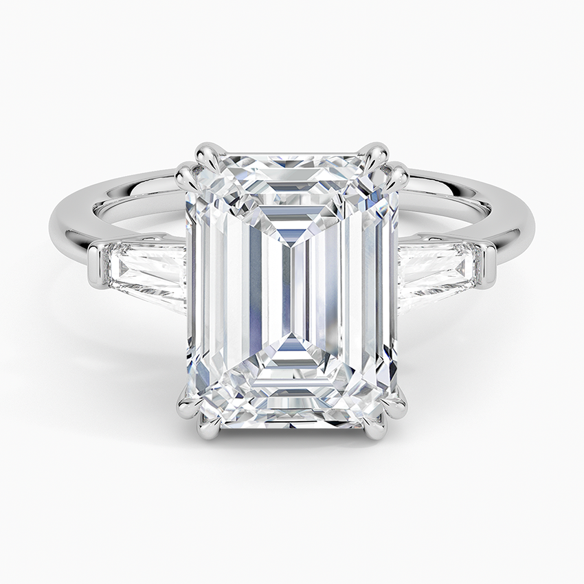 Symphony Double Prong Three Stone Diamond Ring