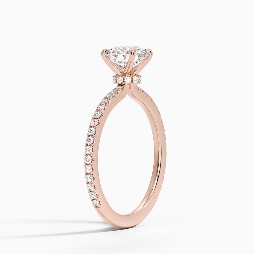 Kristen Diamond Engagement Ring Hidden Halo