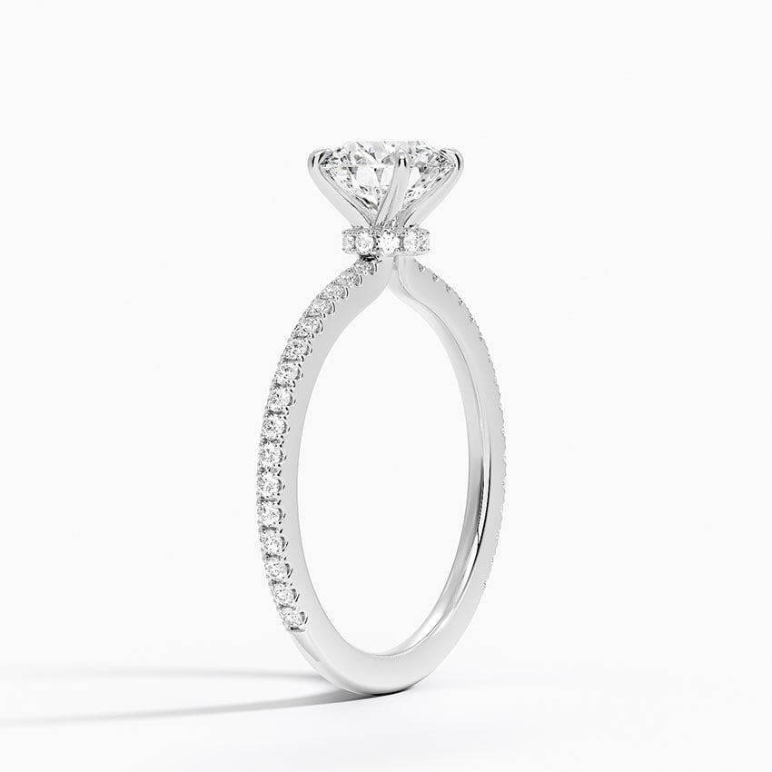 Kristen Diamond Engagement Ring Hidden Halo