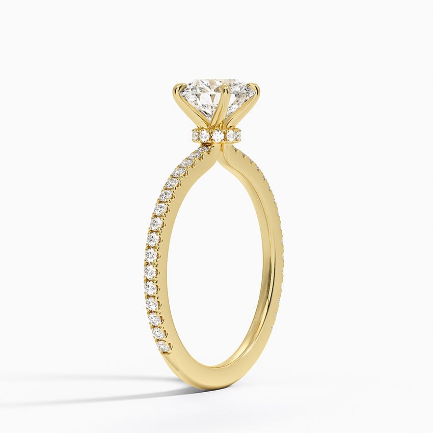 Kristen Diamond Engagement Ring Hidden Halo