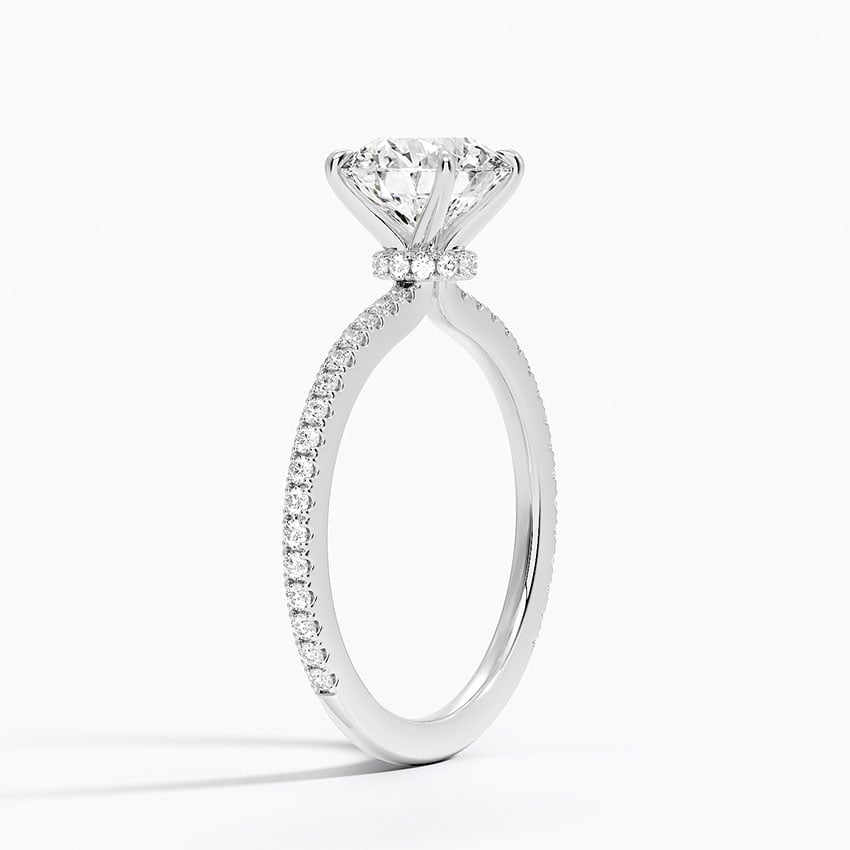 Kristen Diamond Engagement Ring Hidden Halo