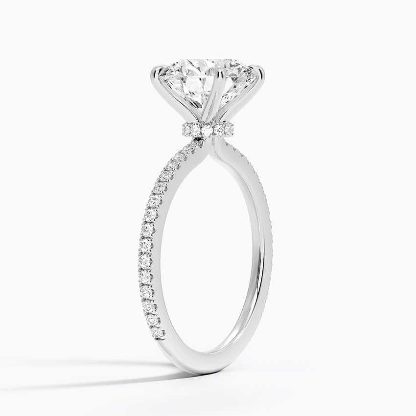 Kristen Diamond Engagement Ring Hidden Halo