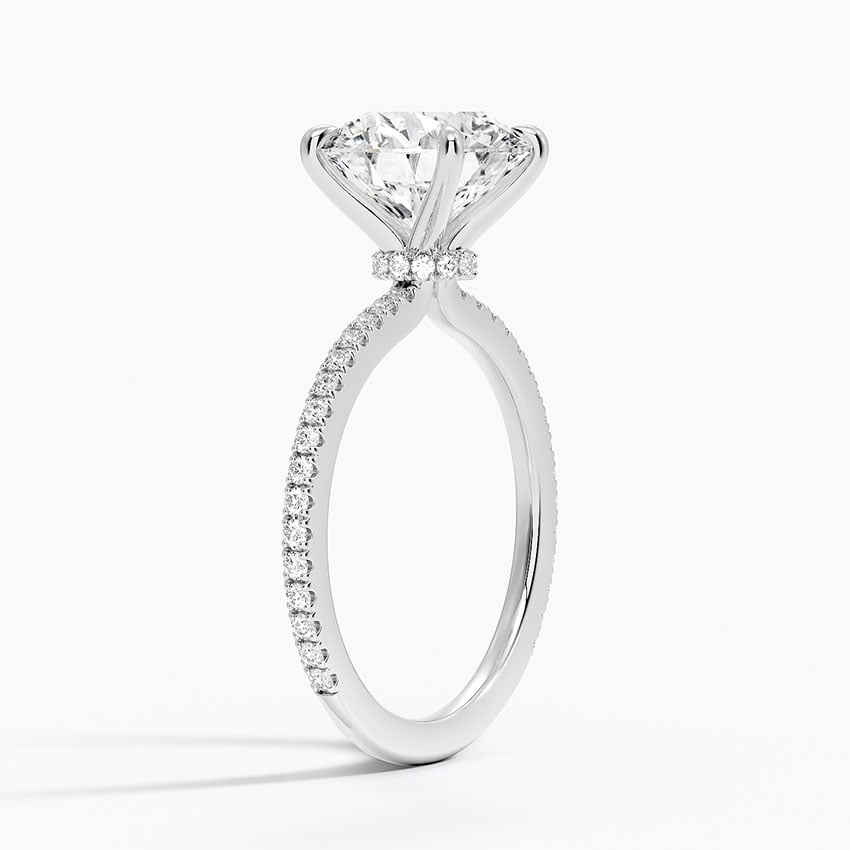 Kristen Diamond Engagement Ring Hidden Halo