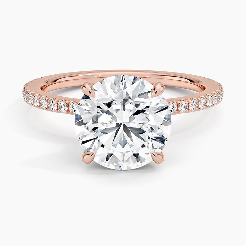 Kristen Diamond Engagement Ring Hidden Halo