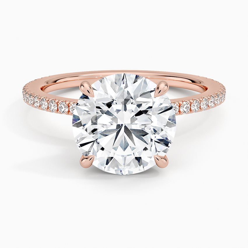 Kristen Diamond Engagement Ring Hidden Halo