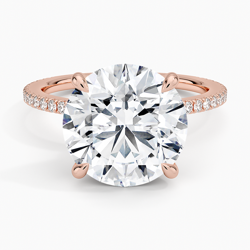 Kristen Diamond Engagement Ring Hidden Halo