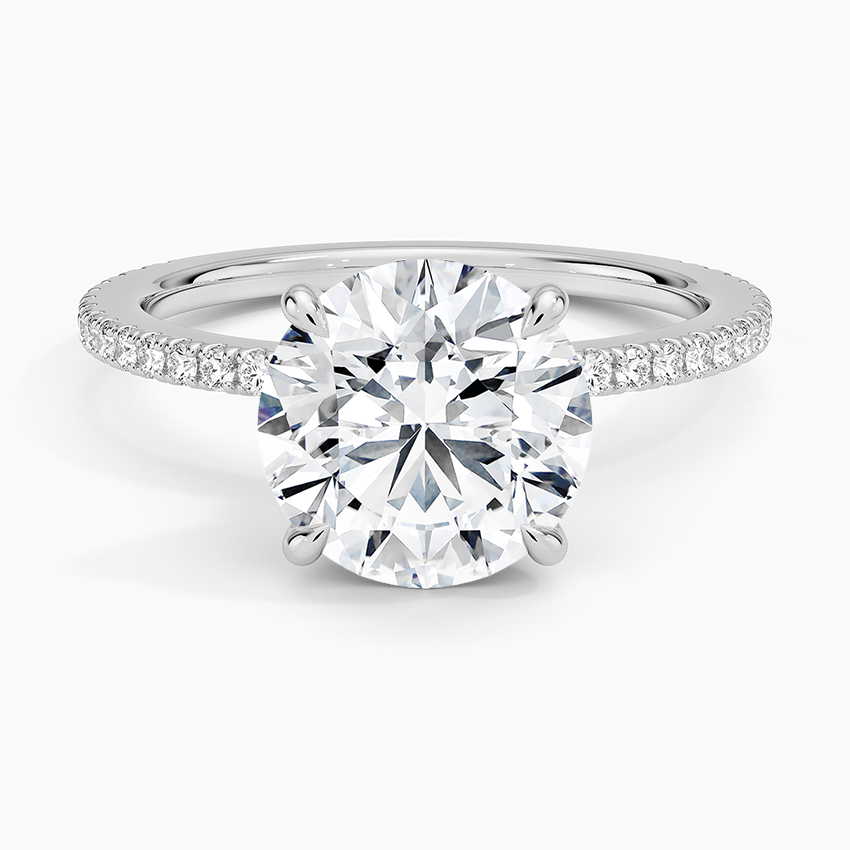 Kristen Diamond Engagement Ring Hidden Halo