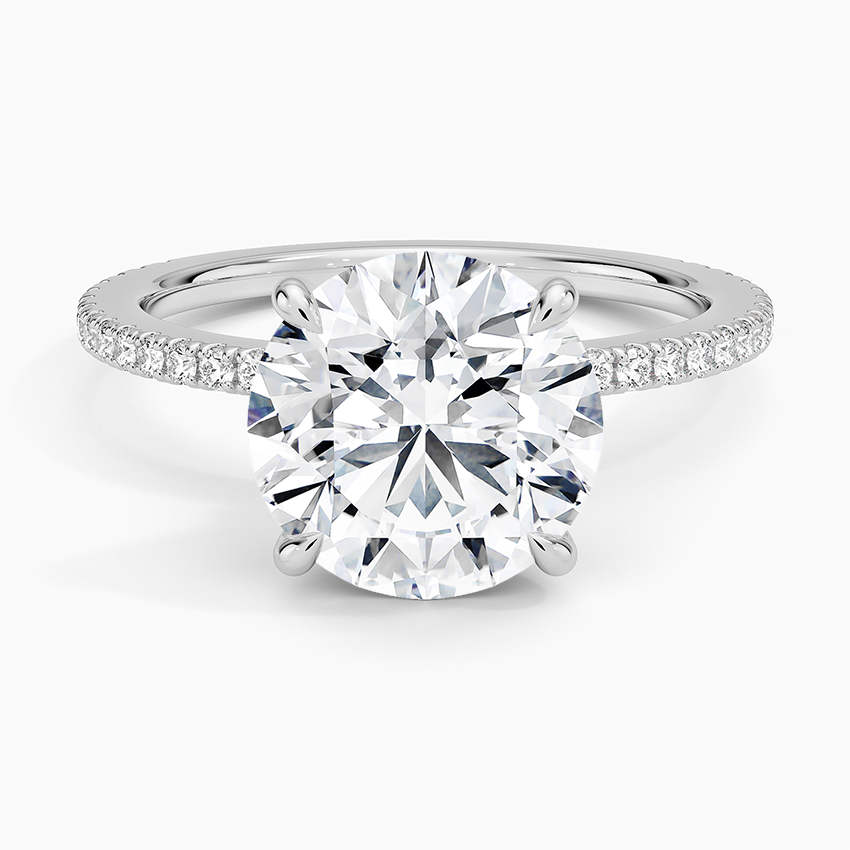 Kristen Diamond Engagement Ring Hidden Halo