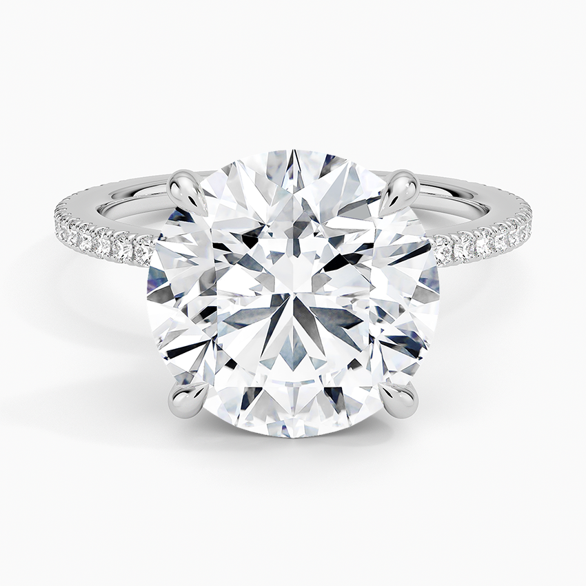 Kristen Diamond Engagement Ring Hidden Halo