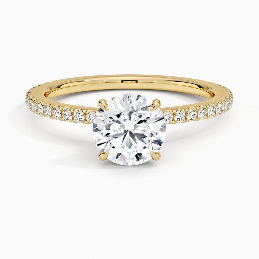 Kristen Diamond Engagement Ring Hidden Halo