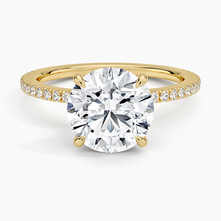 Kristen Diamond Engagement Ring Hidden Halo