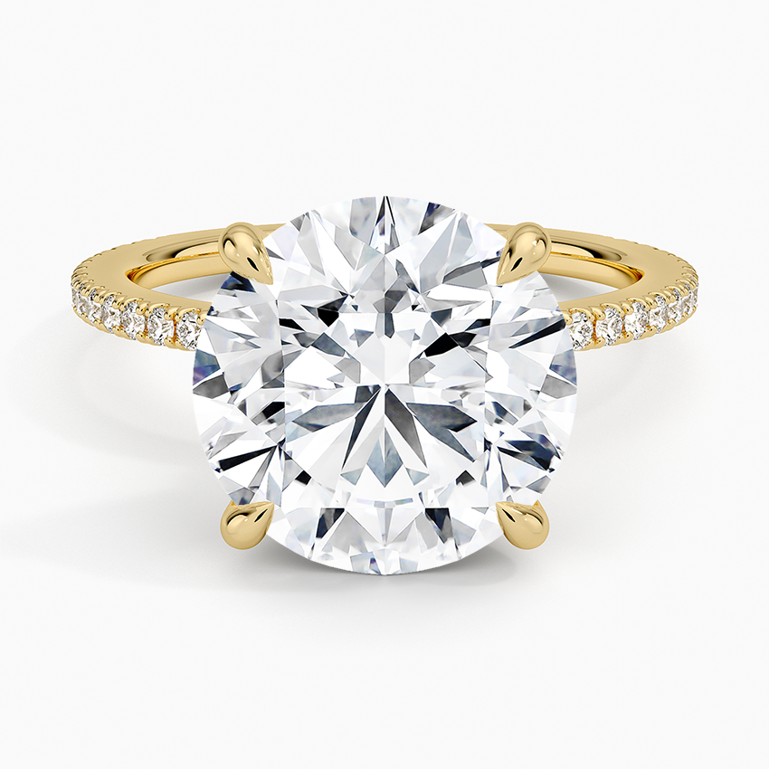 Kristen Diamond Engagement Ring Hidden Halo