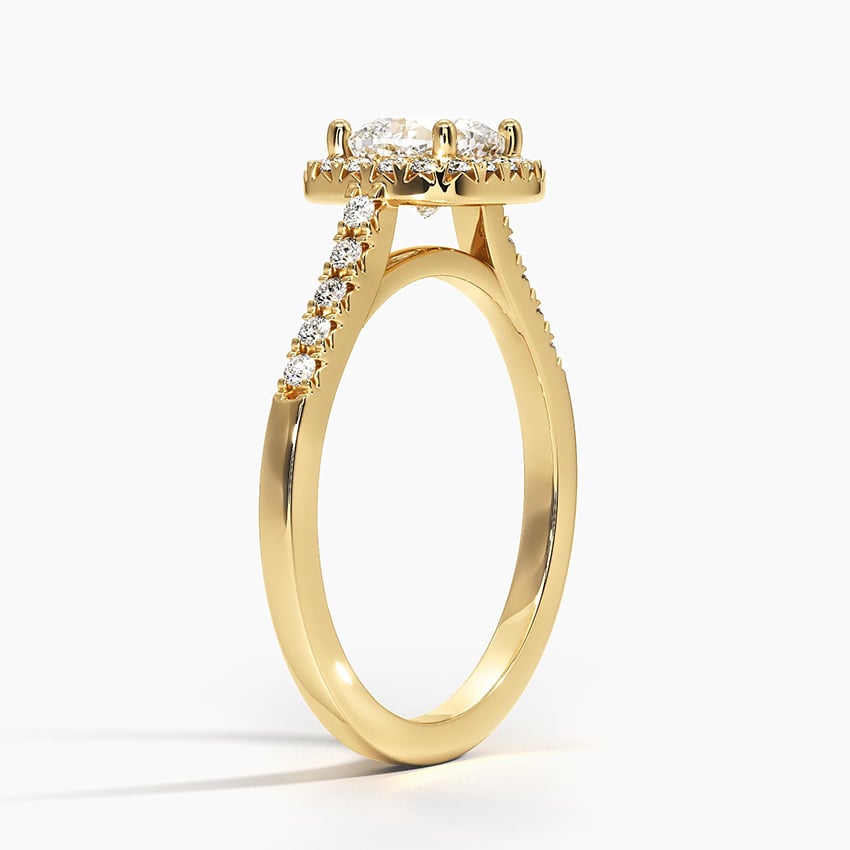 Odessa Halo Diamond Engagement Ring