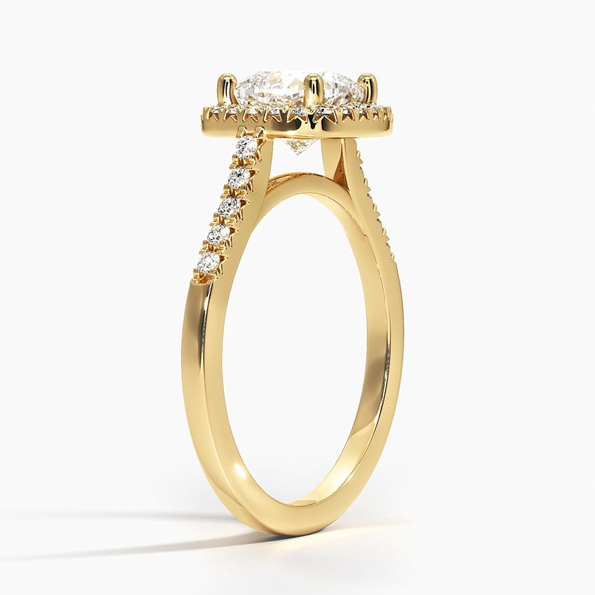Odessa Halo Diamond Engagement Ring