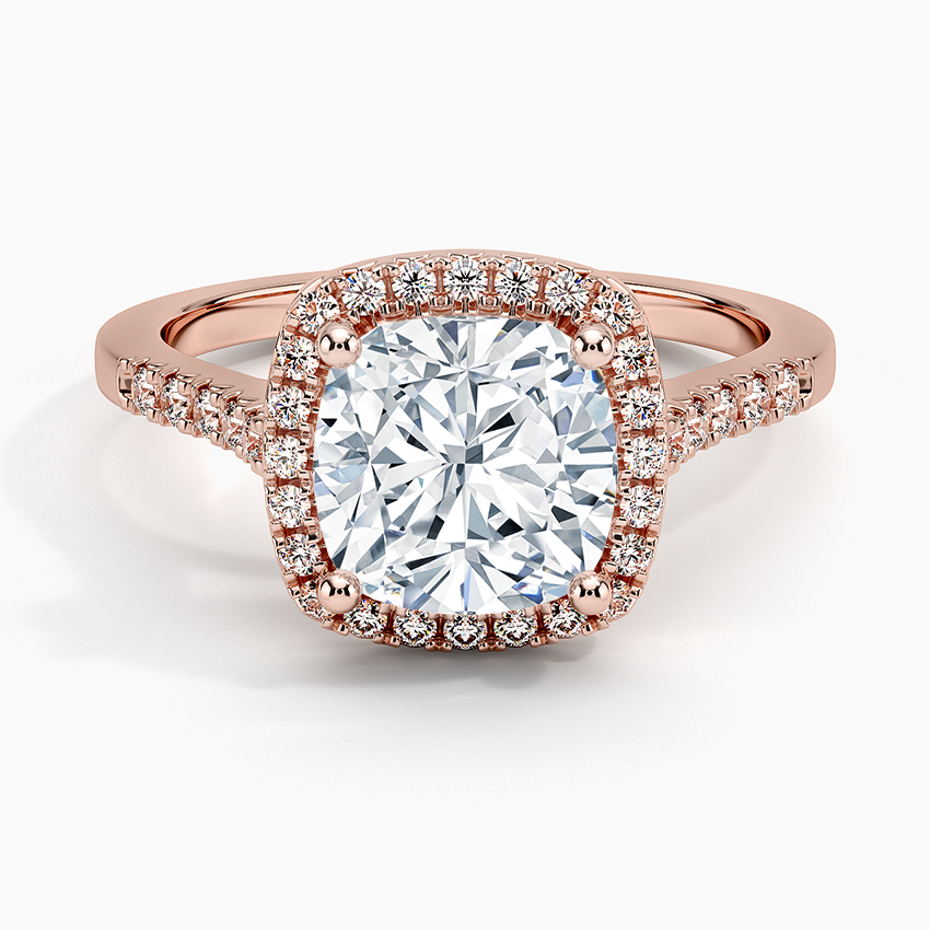 Odessa Halo Diamond Engagement Ring