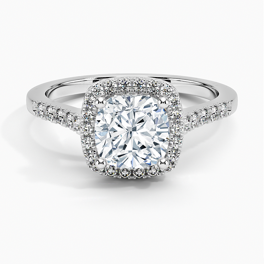 Odessa Halo Diamond Engagement Ring
